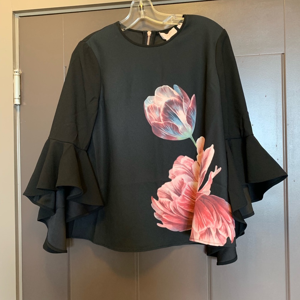 Ted Baker NWT Floral Blouse Size 2 (USA size 6)
